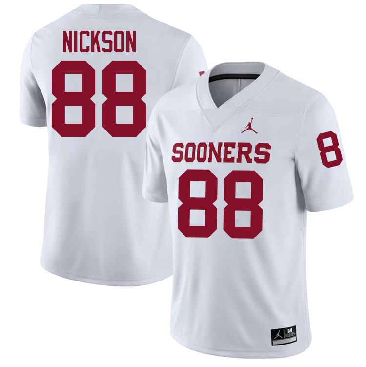 CJ Nickson Oklahoma Sooners Jersey,Oklahoma Sooners Football Uniforms,Jersey-White